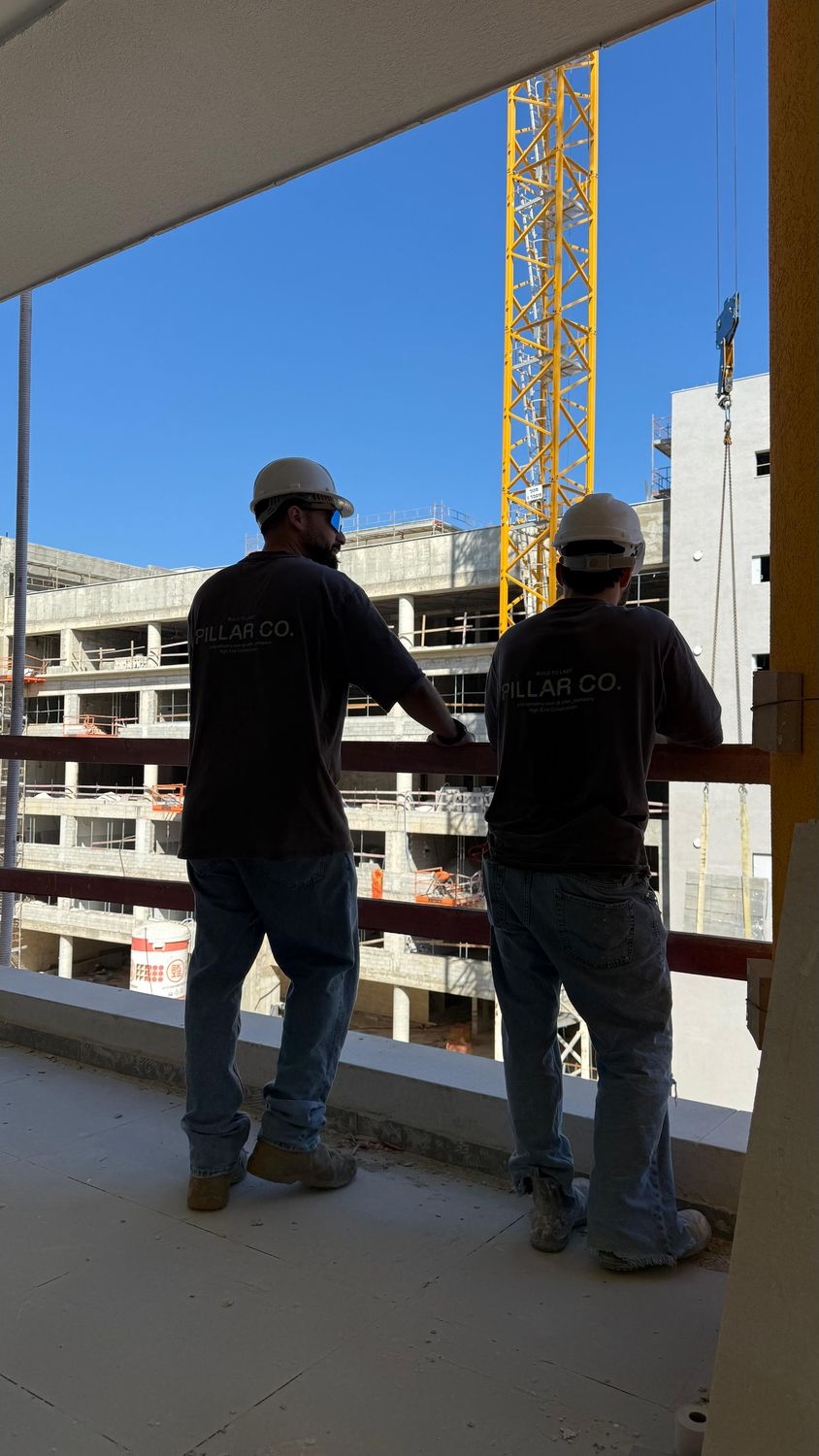 אתר בנייה של Pillar Co.